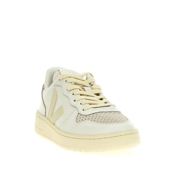 Veja Women V-10 Leather Sneakers - Picture 3 of 4